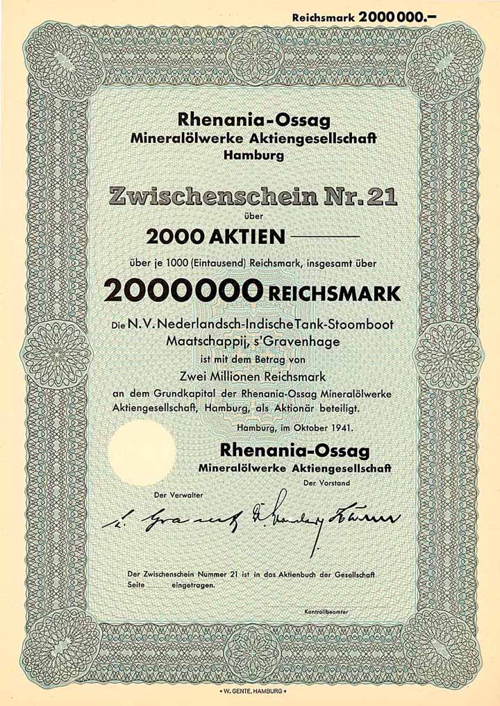 Rhenania-Ossag Mineralölwerke AG