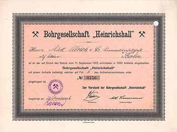 Bohrgesellschaft Heinrichshall
