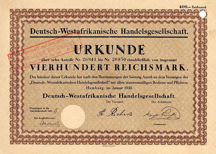 Deutsch-Westafrikanische Handelsgesellschaft