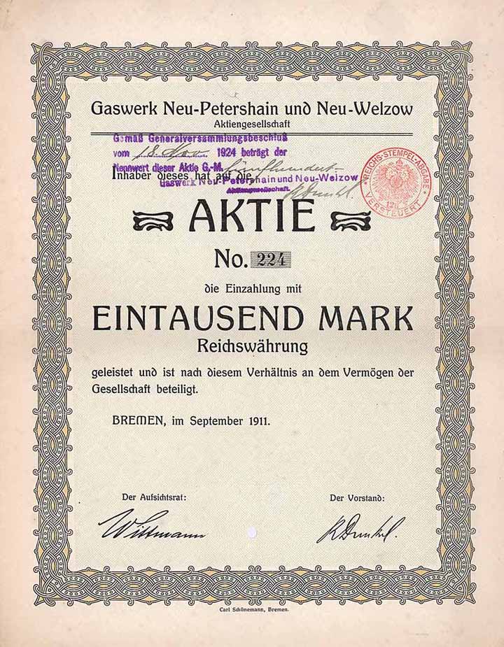 Gaswerk Neu-Petershain und Neu-Welzow AG