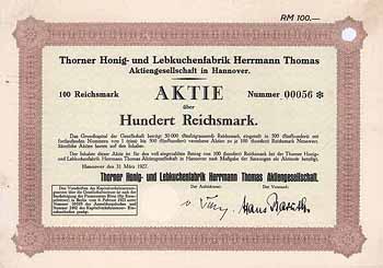 Thorner Honig- und Lebkuchenfabrik Herrmann Thomas AG