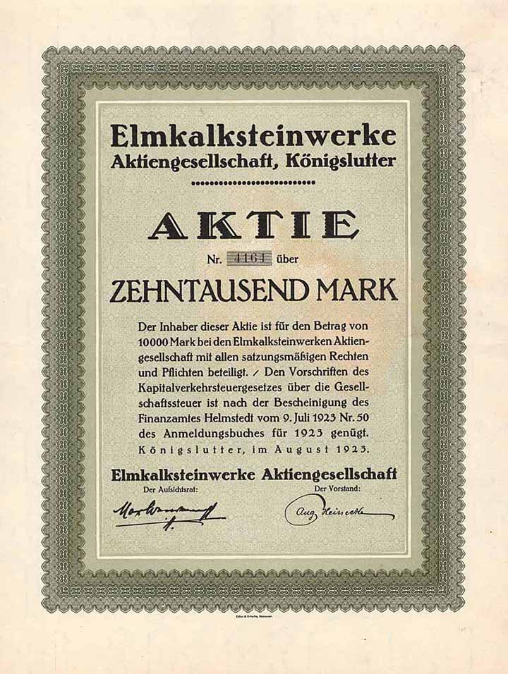 Elmkalksteinwerke AG