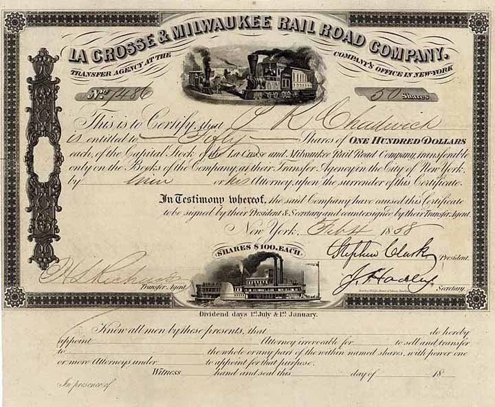 La Crosse & Milwaukee Railroad