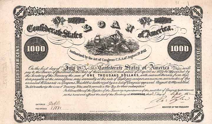 Confederate States of America, Cr. 90 (R6) - Ball 82 (R4+)