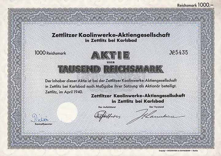 Zettlitzer Kaolinwerke-AG