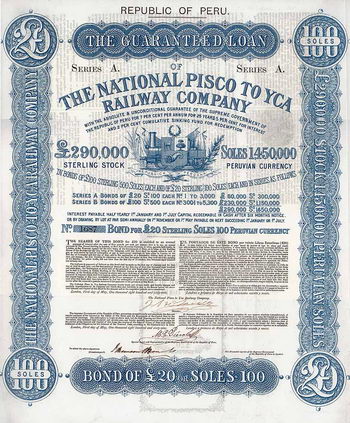 National Pisco to Yca Railway