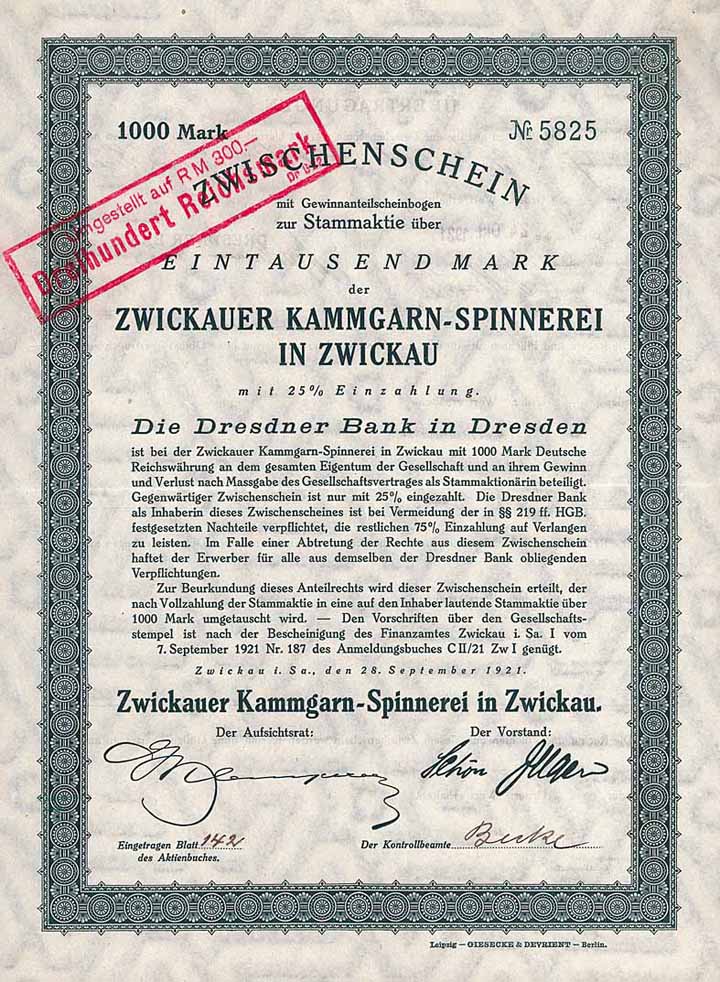 Zwickauer Kammgarn-Spinnerei