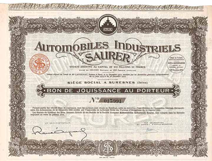 Automobiles Industriels Saurer S.A.