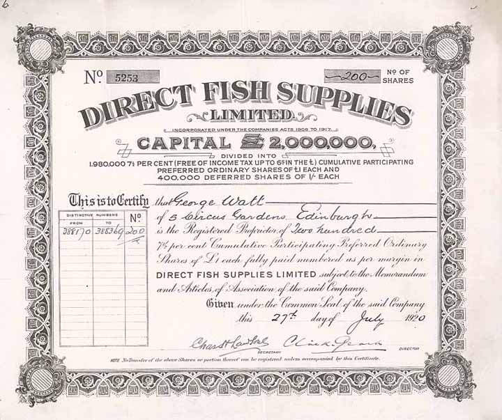 Direct Fish Supplies Ltd.