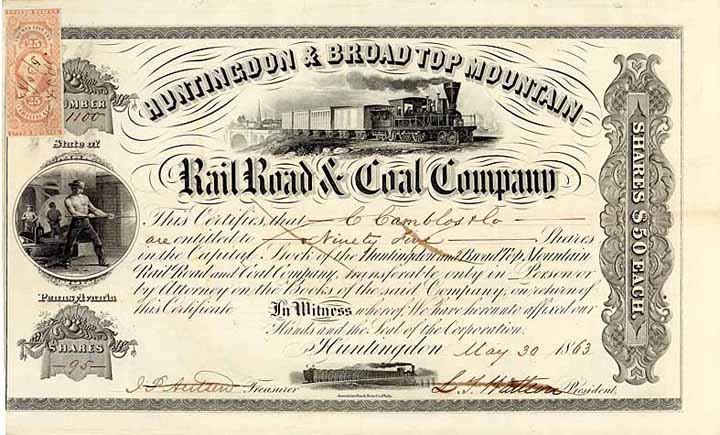 Huntingdon & Broad Top Mountain Railroad & Coal Co.