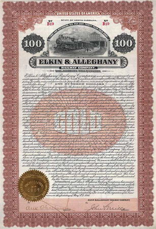 Elkin & Alleghany Railway