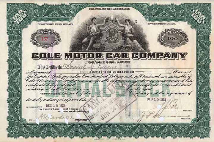 Cole Motor Car Co.