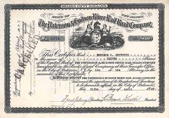 Paterson & Hudson River Railroad