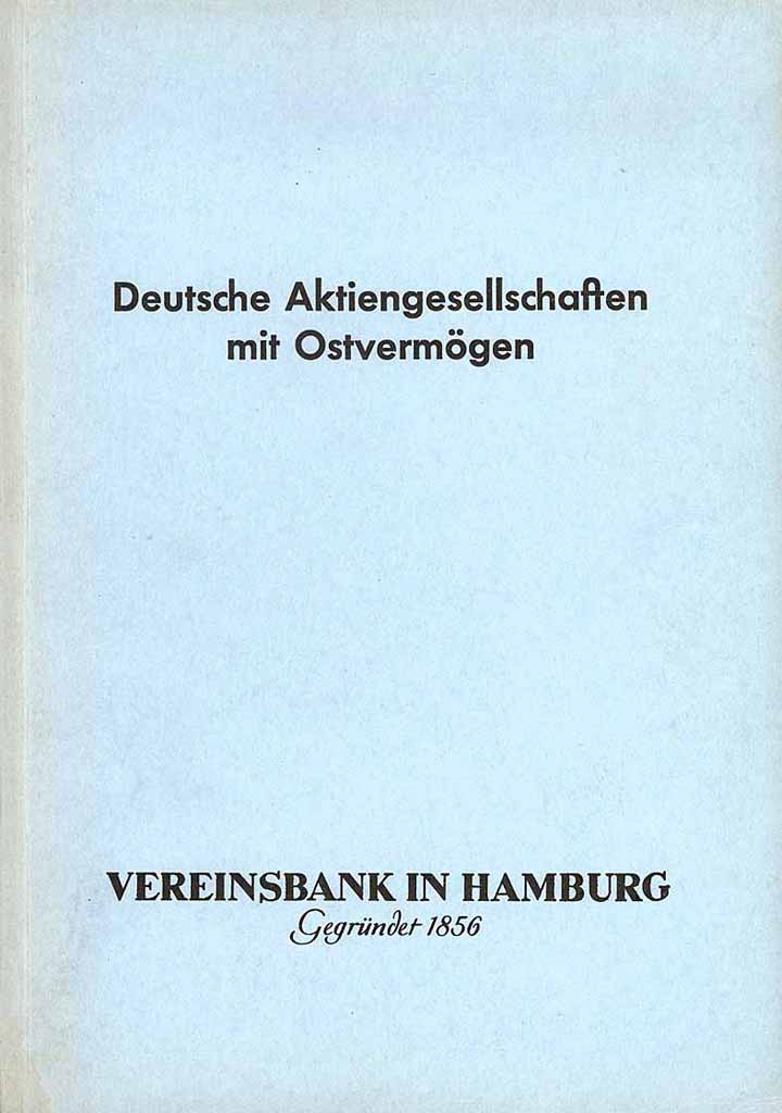 Buch - Deutsche Aktiengesellschaften mit Ostvermögen