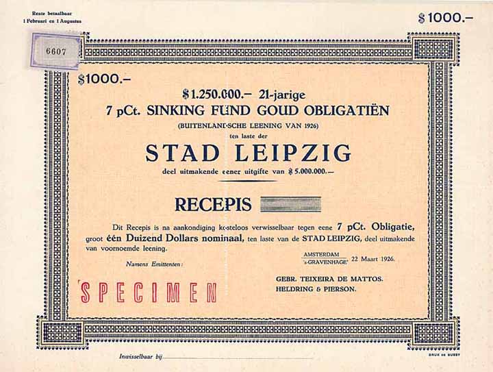 Stad Leipzig (City of Leipzig)