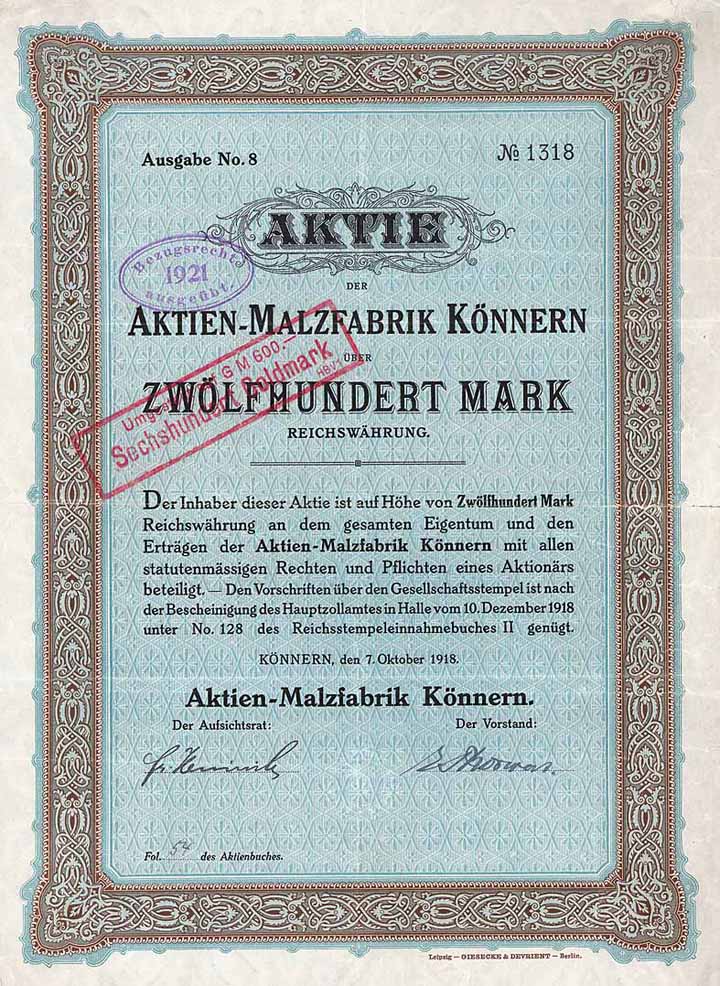 Aktien-Malzfabrik Könnern