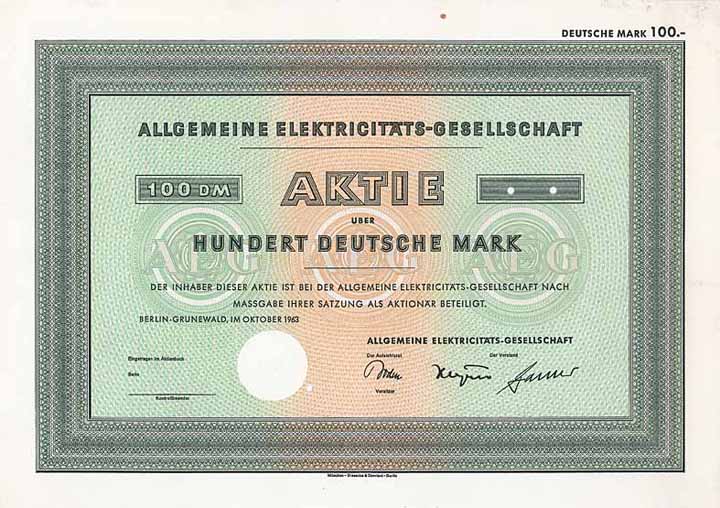 Allgemeine Elektricitäts-Gesellschaft