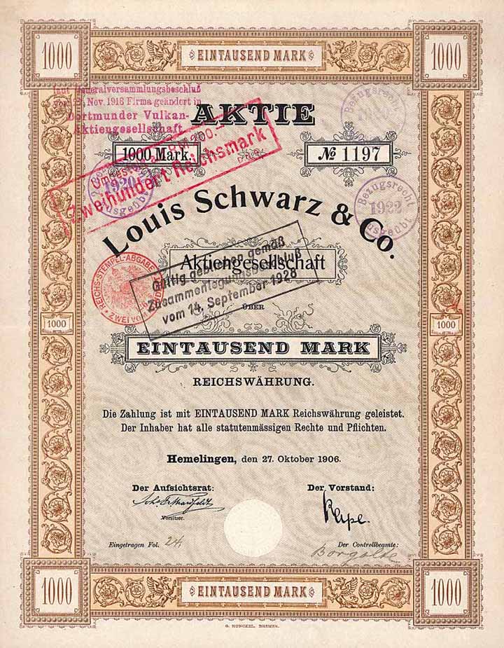 Louis Schwarz & Co. AG