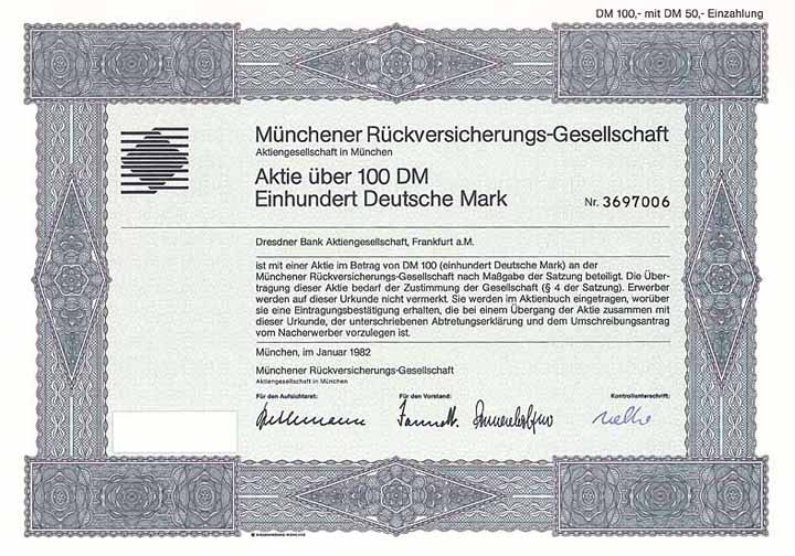 Münchener Rückversicherungs-Gesellschaft