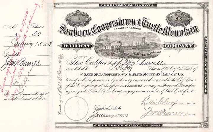 Sanborn, Cooperstown & Turtle Mountain Railway