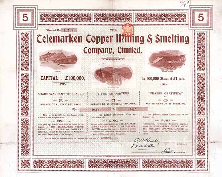 Telemarken Copper Mining & Smelting Co.