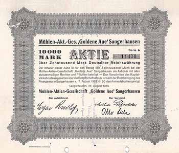 Mühlen-AG „Goldene Aue“