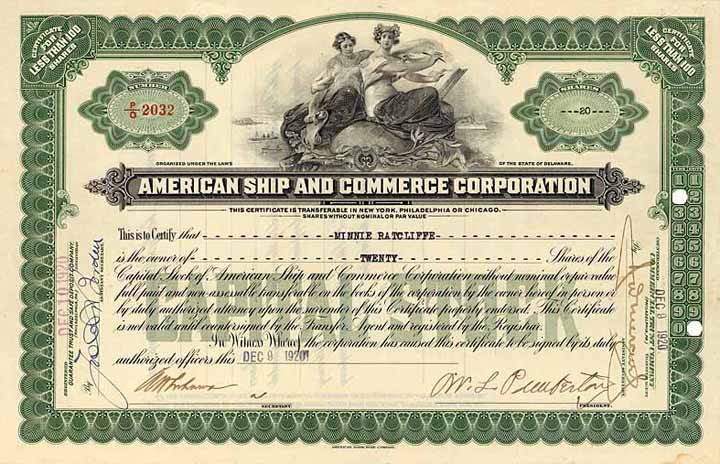 American Ship and Commerce Corp.