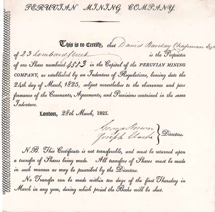 Peruvian Mining Co.
