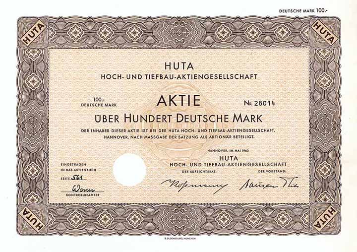 HUTA Hoch- und Tiefbau-AG