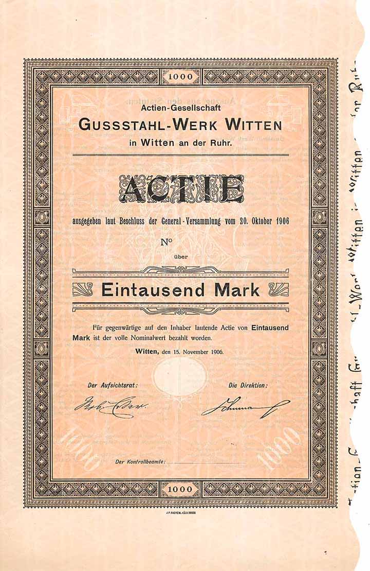 AG Gussstahl-Werk Witten