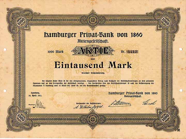 Hamburger Privat-Bank von 1860 AG