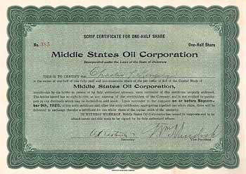 Middle States Oil Corp.
