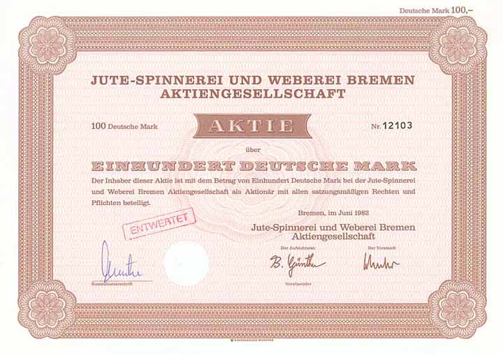 Jute-Spinnerei und Weberei Bremen AG