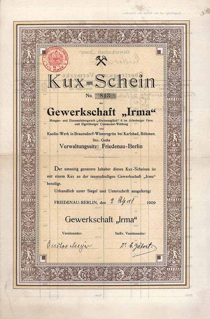 Gewerkschaft “Irma”