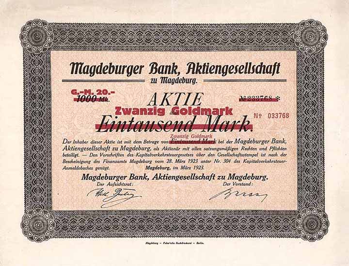 Magdeburger Bank AG