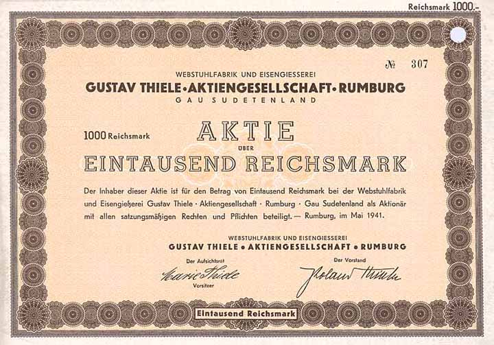 Webstuhlfabrik und Eisengiesserei Gustav Thiele AG