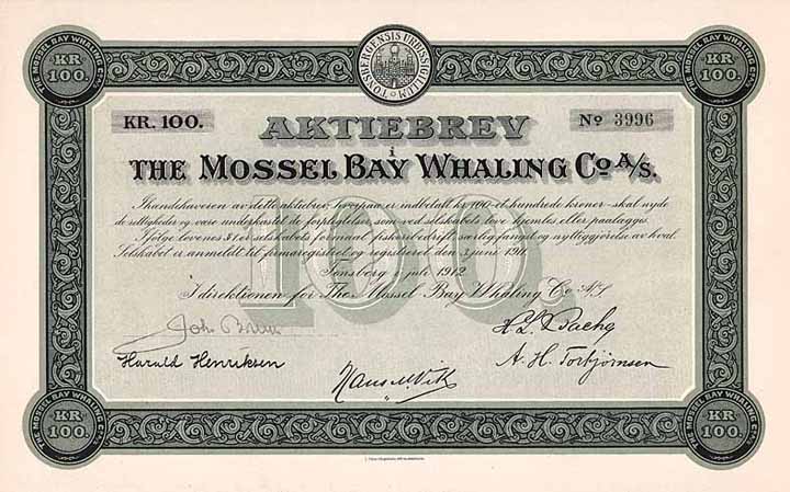 Mossel Bay Whaling Co. A/S