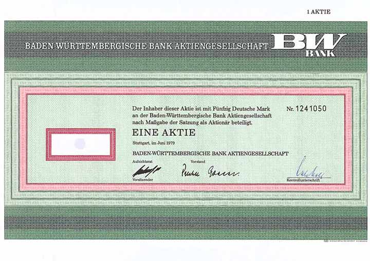 Baden-Württembergische Bank AG