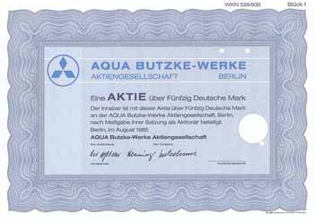 Aqua Butzke-Werke AG