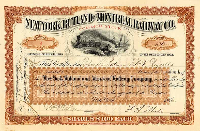 New York, Rutland & Montreal Railway
