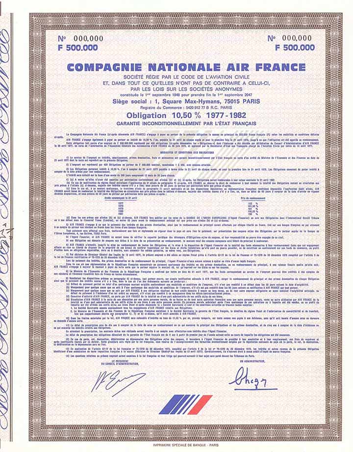 Cie. Nationale Air France