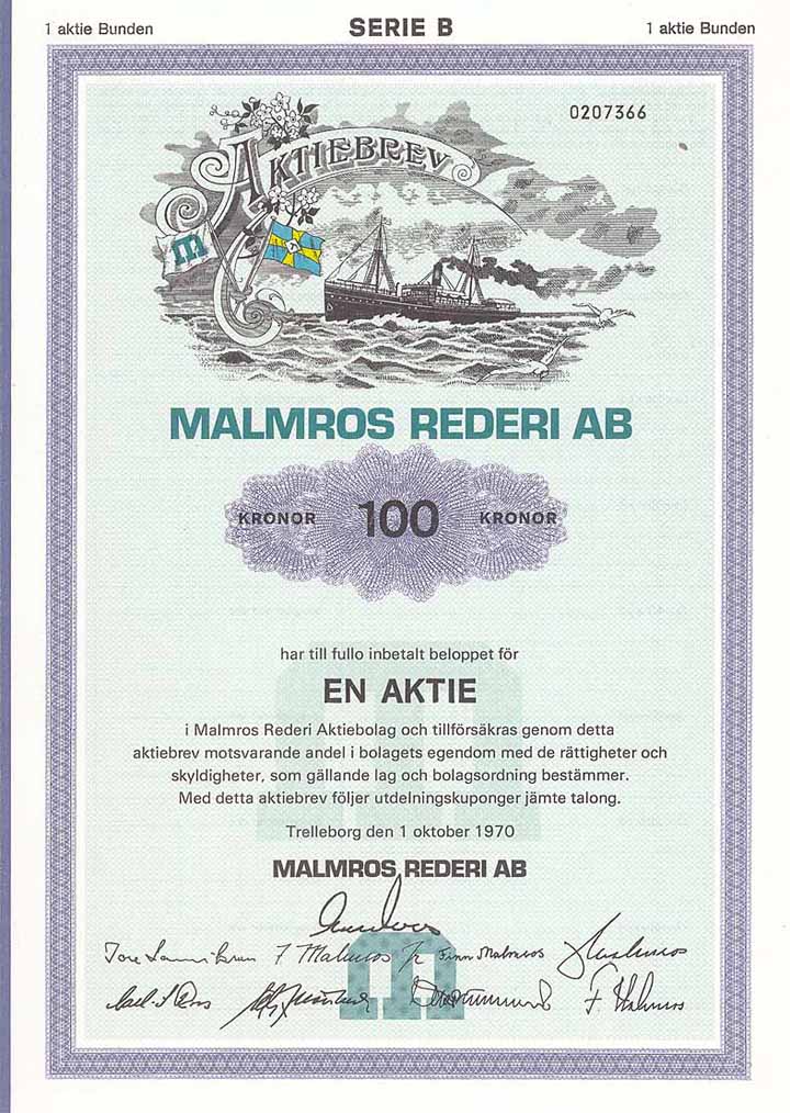 Malmros Rederi AB