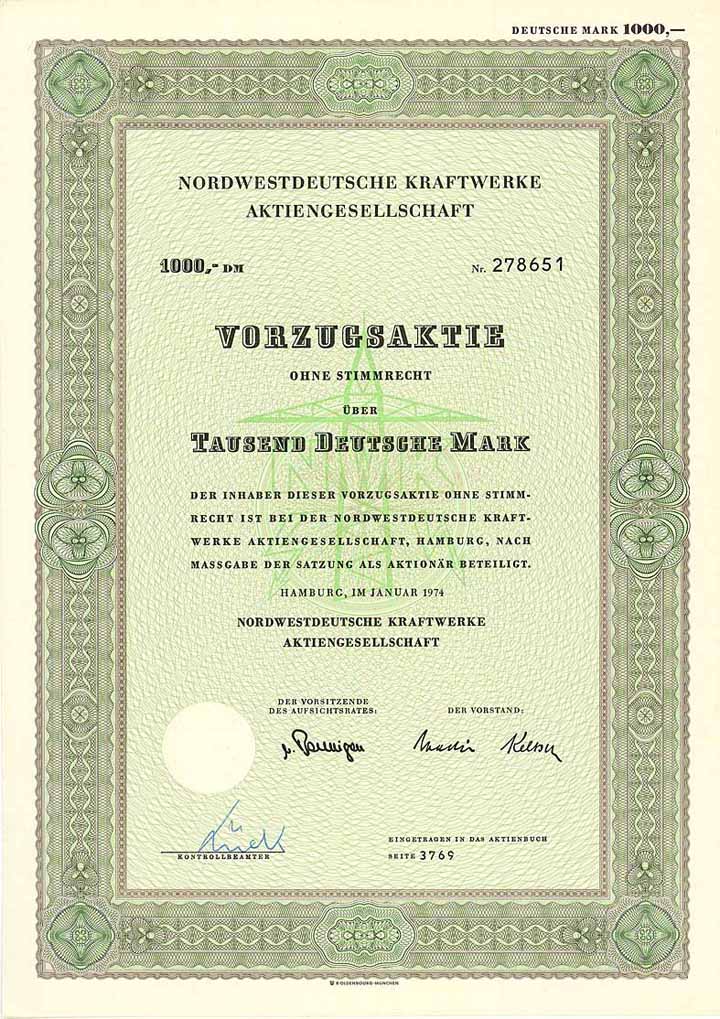 Nordwestdeutsche Kraftwerke AG