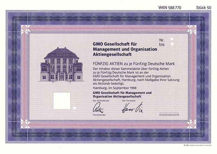 GMO Gesellschaft für Management und Organisation AG