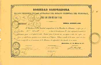 Soc. Compradora des los Derechos de las  Aduanas del Estado Oriental del Uruguay