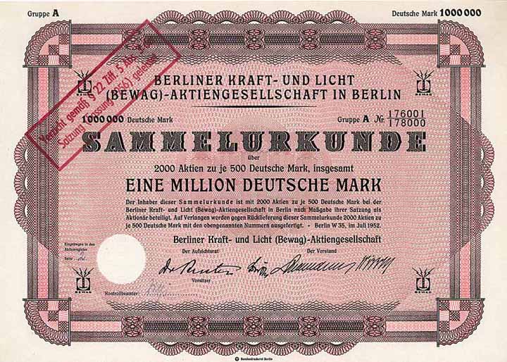 Berliner Kraft- und Licht (Bewag)-AG