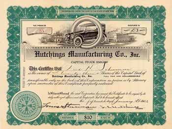 Hutchings Manufacturing Co.