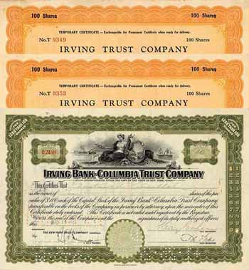 Irving Bank-Columbia Trust Co. (3 Stücke)