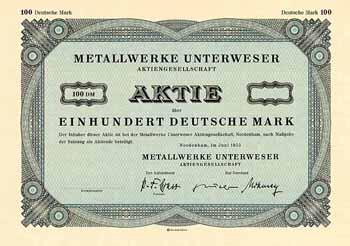 Metallwerke Unterweser AG