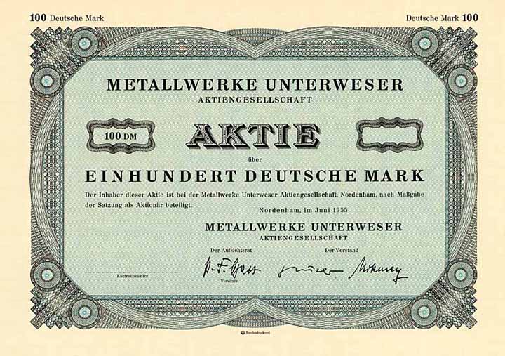 Metallwerke Unterweser AG